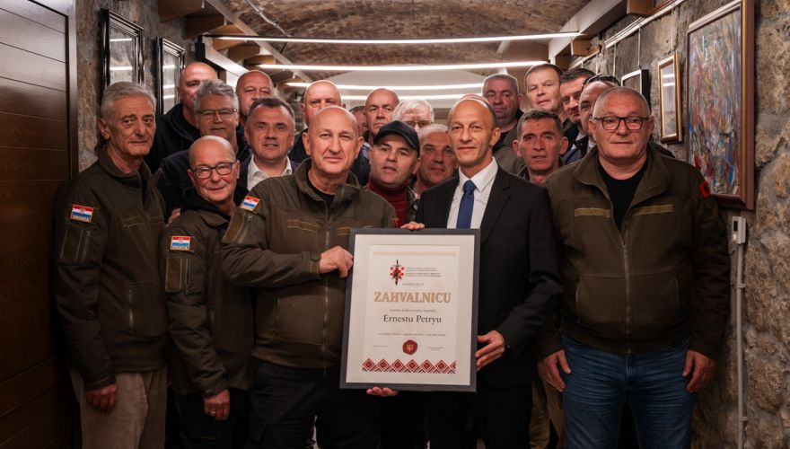 BCDR na odavanju počasti hrvatskim braniteljima iz Domovinskog rata i obilježavanju 34. obljetnice pogibije albanskih branitelja Sameta Bugujevcija i Fadila Salihua